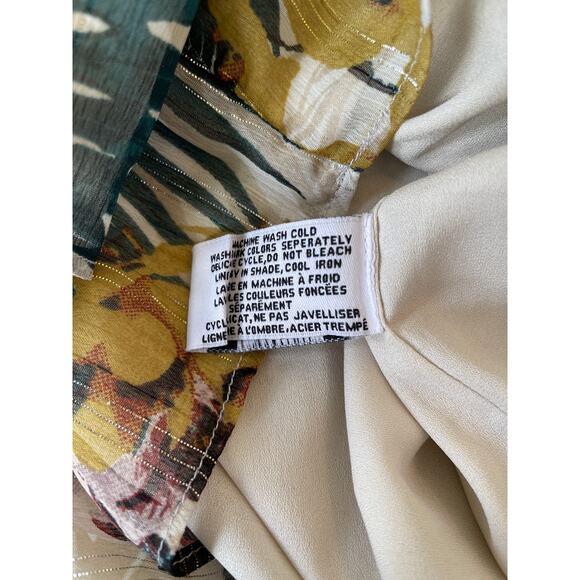 Walter Baker Mara Tropical Palm Vacation Surplice Bodysuit Shorts Set, M, 8, 10 - Picture 12 of 12